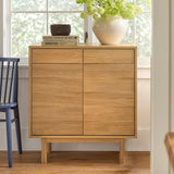 33" MCM-Style Cabinet (Natural Oak)