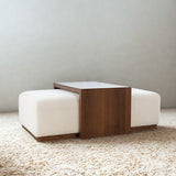 Stafford Ottoman w/ Castered Table