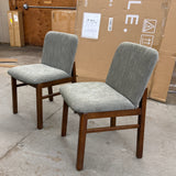 MCM-Style Dining Chair (Algonquin Green/Walnut)