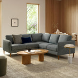 88.5" MCM Corner Sectional (Harbor Dark Gray)