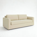 92" MCM-Style Sleeper Sofa (Ivory)
