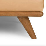 Leather MCM Lounge Chair (Charme Tan)