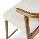MCM-Style Counter Stool (Smoked Oak/Light Grey)