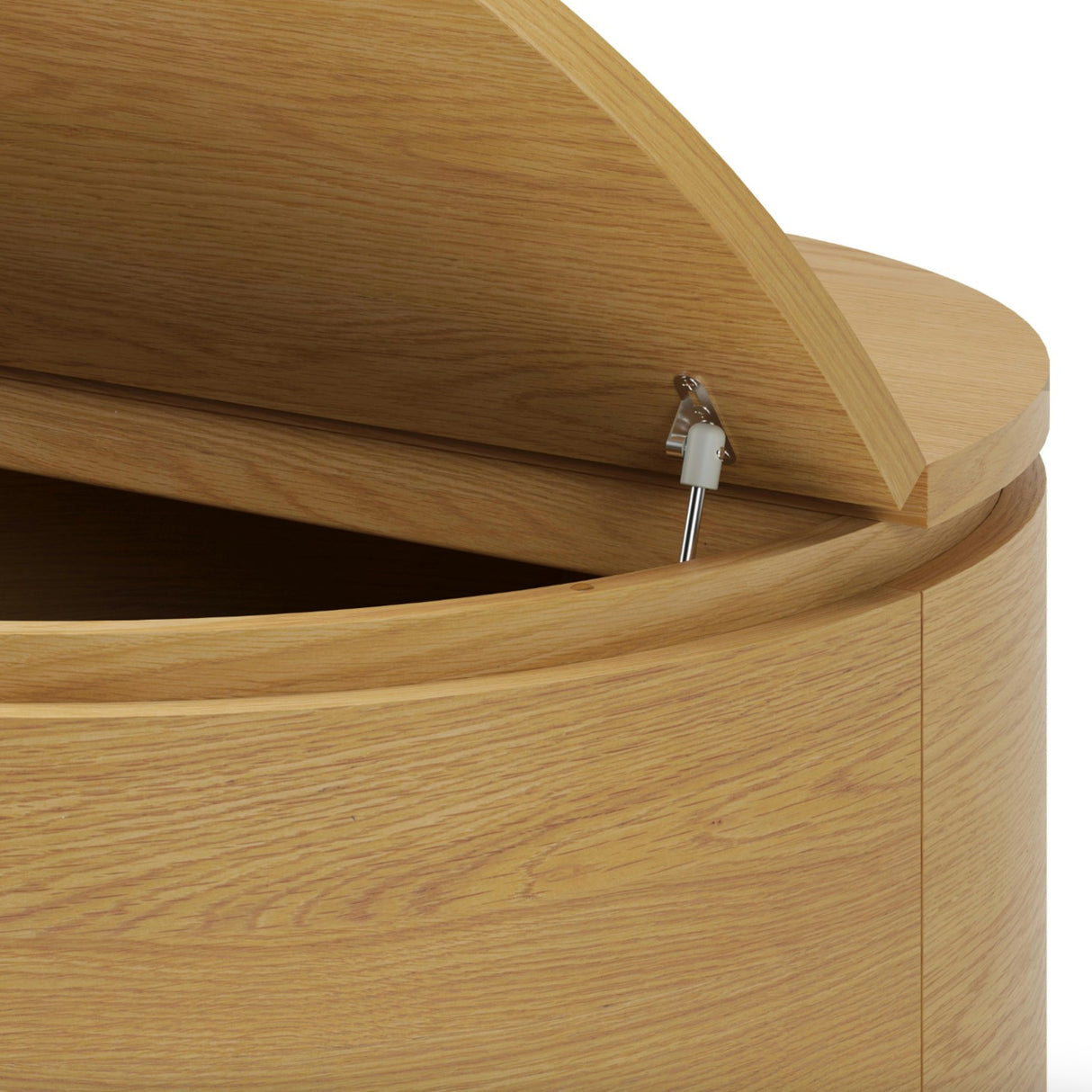 MCM-Style Storage Coffee Table (Natural Oak)