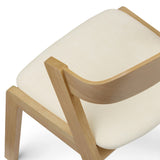 MCM-Style Dining Chair (Oak/Bristol Ivory)