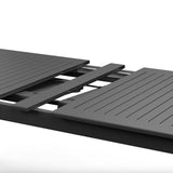 Extendable Outdoor Dining Table (Black)