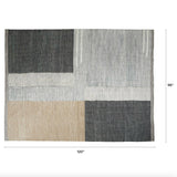 Article 8' x 10' Geode indoor/outdoor rug with a modern geometric design, suitable for both indoor and outdoor spaces.