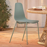 MCM-Style Dining Chair (Aloe Green)