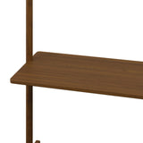 MCM-Style Wall Desk (Walnut)