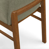 MCM-Style Dining Chair (Algonquin Green/Walnut)