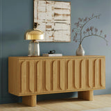 63" MCM-Style Sideboard (Natural Oak)