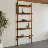 33.25" MCM Shelving Unit (Walnut)