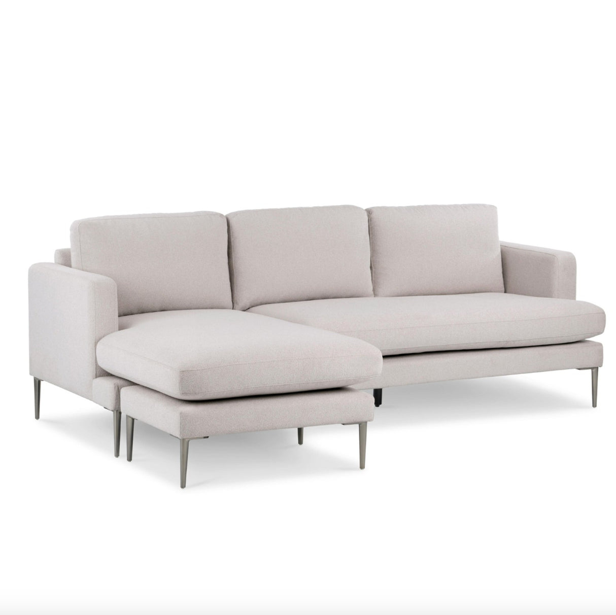 Article 93-inch sectional sofa with reversible chaise, showcasing plush cushions and modern design in a stylish living room setting.