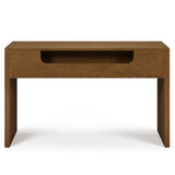 50" MCM-Style Desk w/ Storage (Smoked Oak)