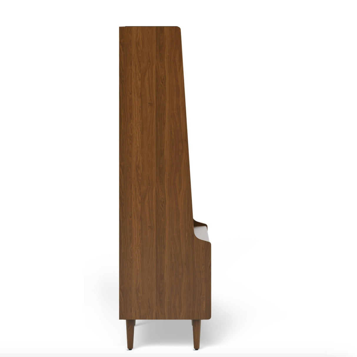 Walnut MCM Bookcase w/ Storage