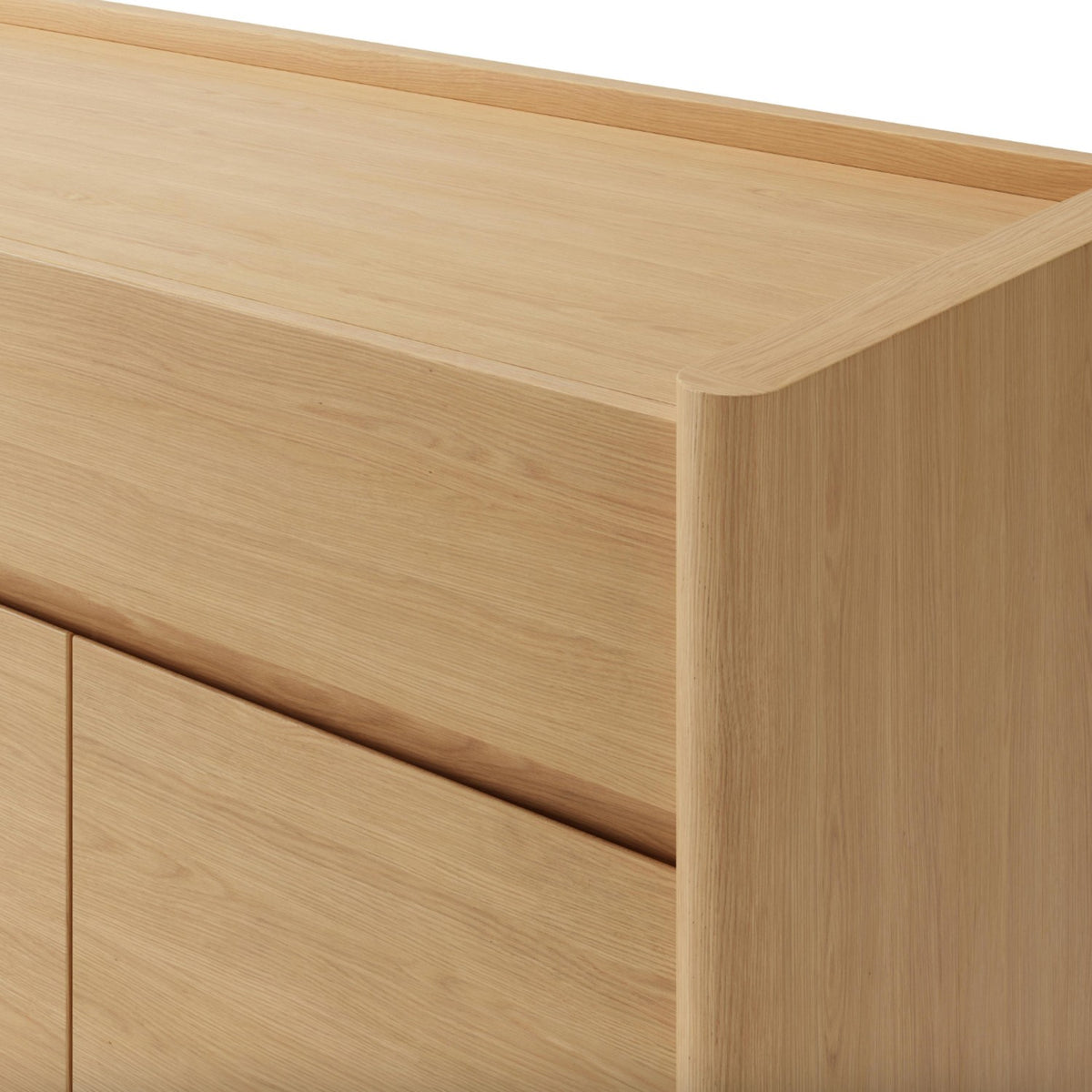 70" MCM-Style Sideboard (White Oak)
