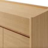 70" MCM-Style Sideboard (White Oak)