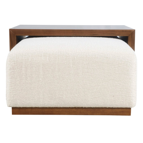 Stafford Ottoman w/ Castered Table