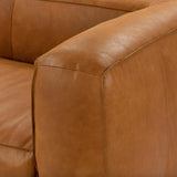 Genuine Leather MCM Sofa (Rawhide Tan)