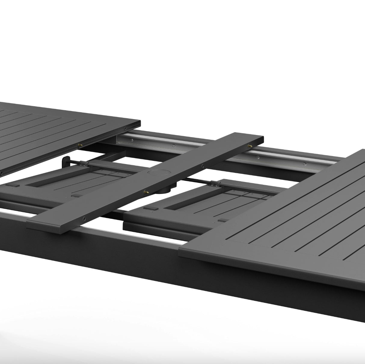 Extendable Outdoor Dining Table (Black)
