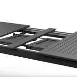 Extendable Outdoor Dining Table (Black)