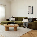 3pc Modular Sectional w/ Chaise (Cypress Green)