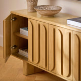 63" MCM-Style Sideboard (Natural Oak)