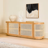63" MCM-Style Media Unit (Oak)