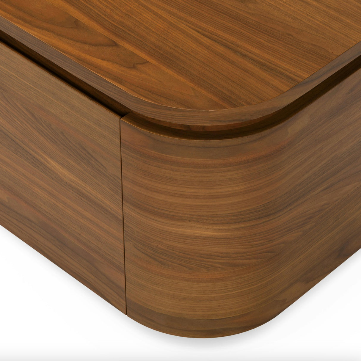 MCM-Style Low Media Unit (Walnut)