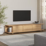 79" MCM-Style Low Media Unit (White Oak)