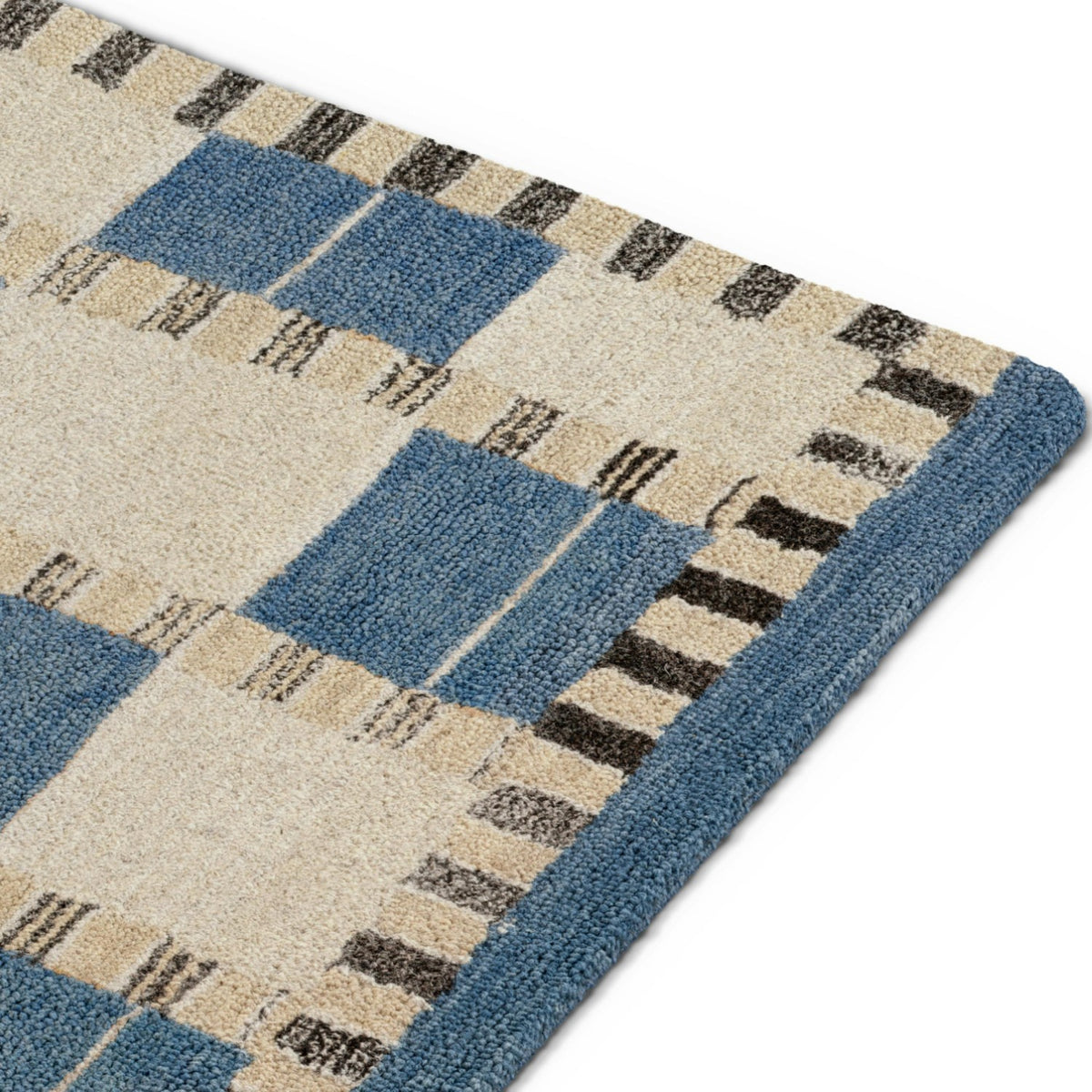 5' x 8' Area Rug (Quilted Blue)