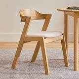 MCM-Style Dining Chair (Oak/Bristol Ivory)