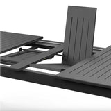 Extendable Outdoor Dining Table (Black)