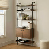31.25" MCM Shelving Unit (Walnut)
