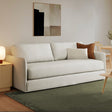 Harbor Ivory 88-inch Article sofa bed with sleeper function, featuring plush cushions and a sleek, modern design.