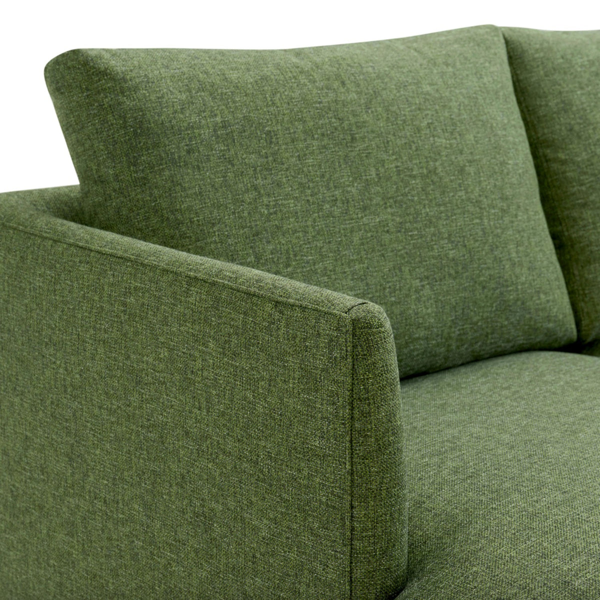 83.5" MCM-Style Sofa (Forest Green)