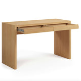50" MCM-Style Desk w/ Storage (White Oak)