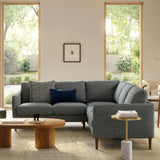 88.5" MCM Corner Sectional (Harbor Dark Gray)