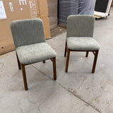 MCM-Style Dining Chair (Algonquin Green/Walnut)