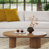Smoked Oak MCM-Style Coffee Table
