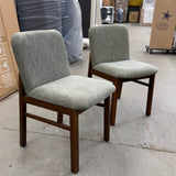 MCM-Style Dining Chair (Algonquin Green/Walnut)