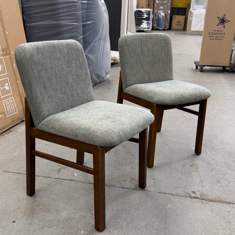 MCM-Style Dining Chair (Algonquin Green/Walnut)
