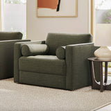 Tufted Sleeper Chair (Fir Green)