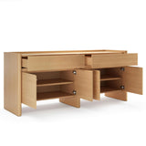 70" MCM-Style Sideboard (White Oak)