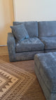 LoungeCraft 5pc Corner Sectional + Ottoman (Blue)
