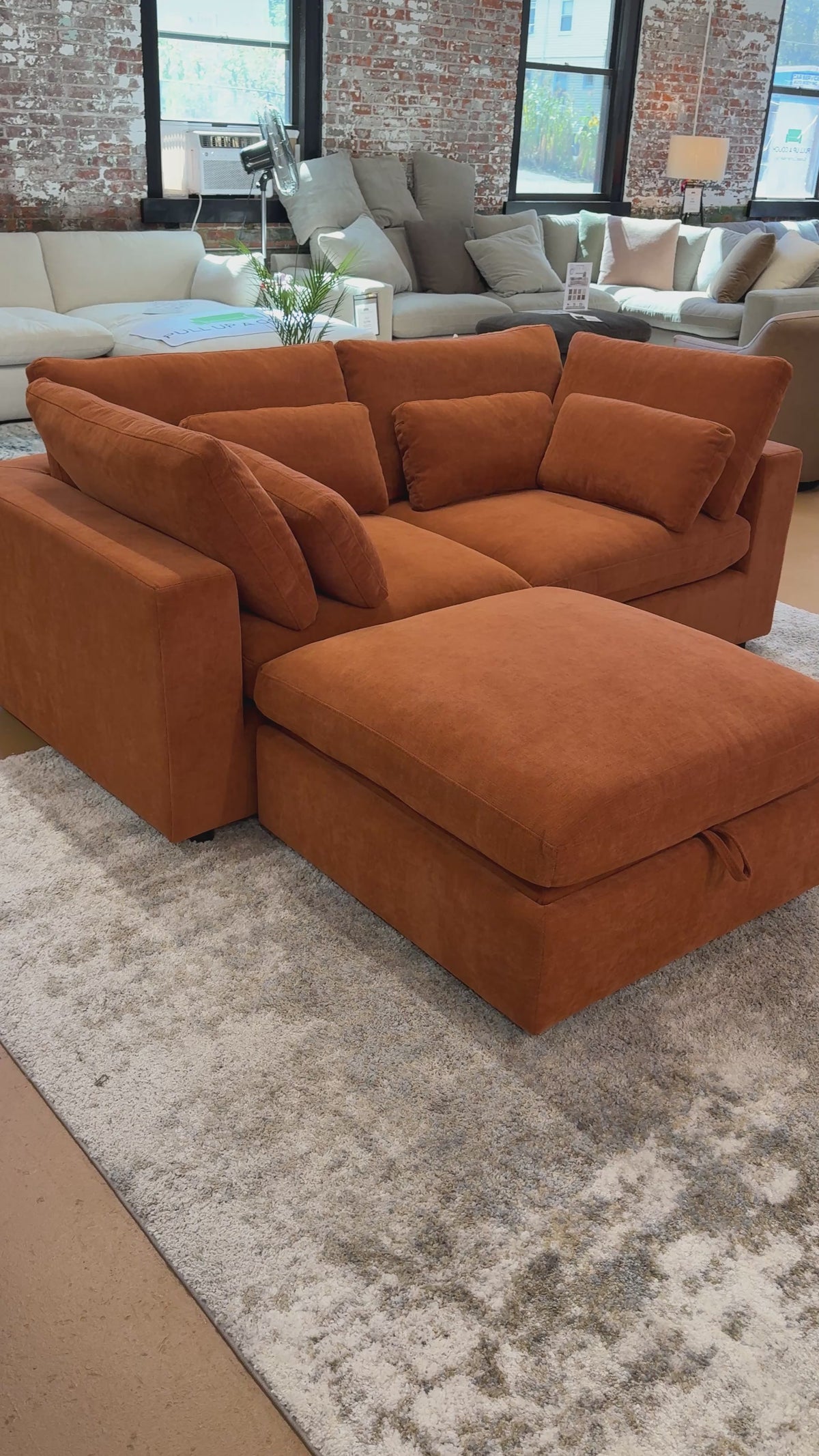 Serenity Cloud Sectional Sofa (2pc)