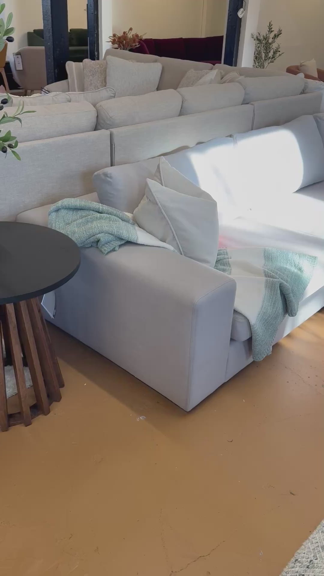 Beta 137.5" Modular Sofa - Welsh Gray