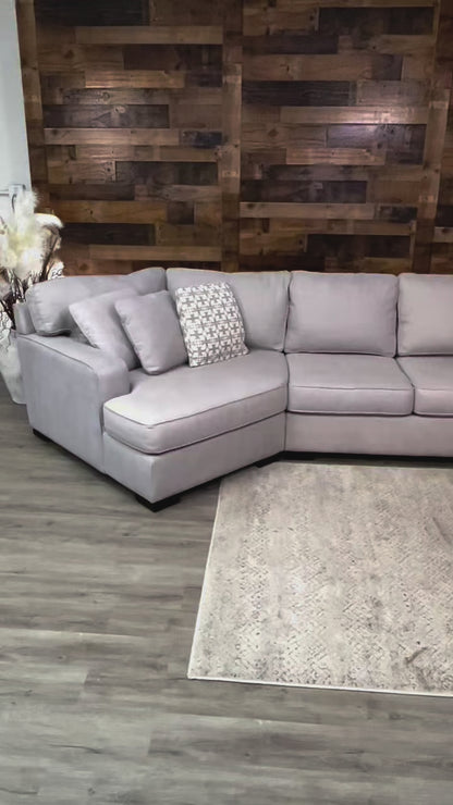 Macy’s 3pc Sectional w/Chaise and Cuddle Corner