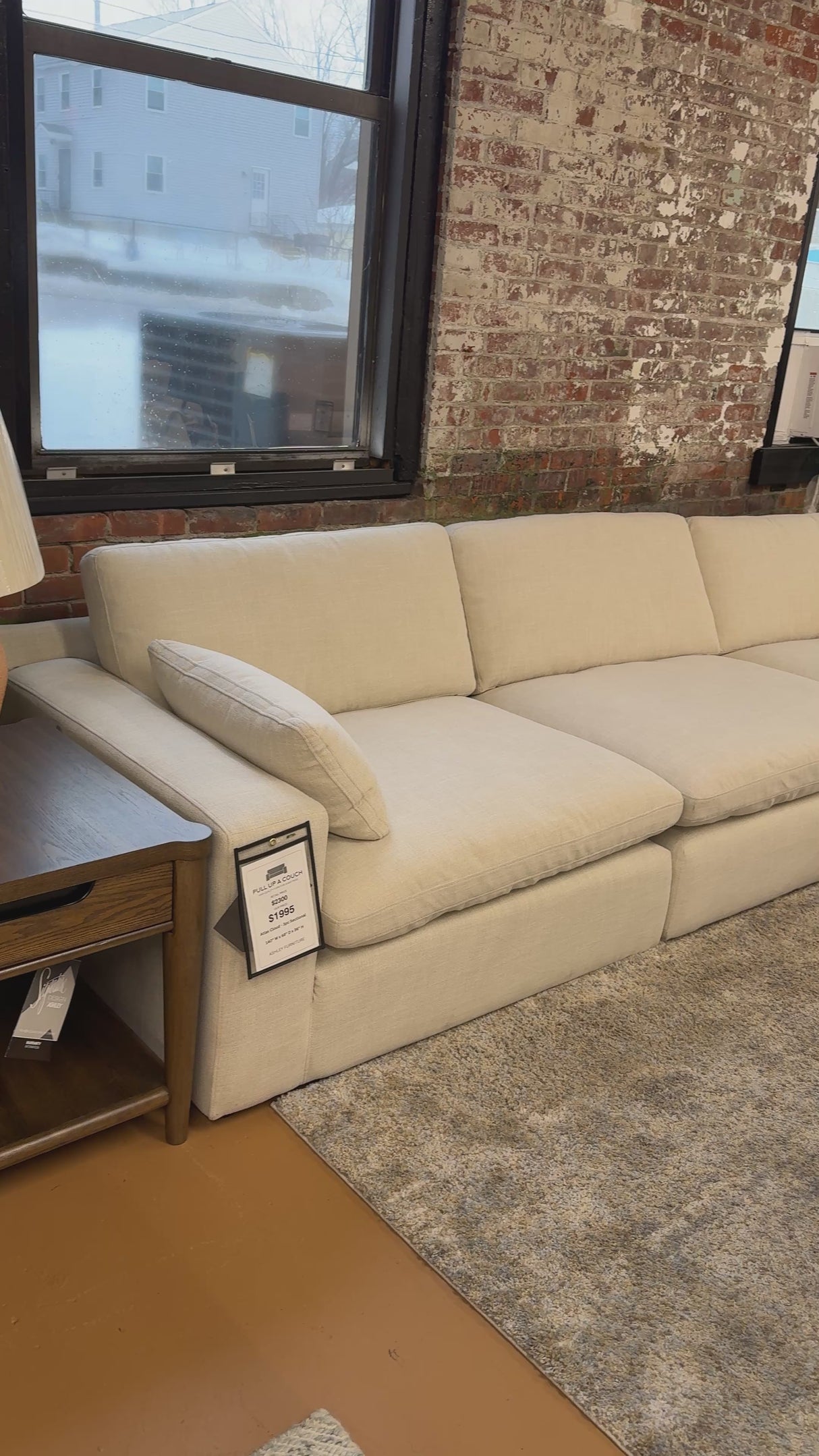 Atlas Cloud Sectional w/ Chaise (3pc)