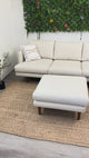 MCM Sofa + Ottoman Set (Seasalt Ivory)